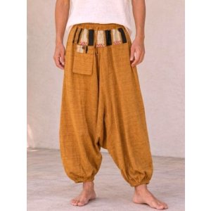 画像: ナガ族＊コットン素材＊ふんわり＊サルエルパンツ