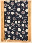 画像1: 【１５０ｃｍ×８５ｃｍ】インド綿＊和風プリント＊暖簾＊のれん