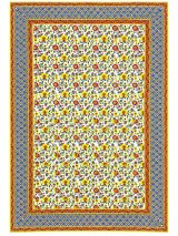 画像: 【２２０ｃｍ×１５０ｃｍ】インド綿＊お花プリント＊マルチクロス