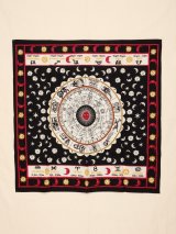 画像: 【１０５ｃｍ×１０５ｃｍ】インド綿＊十二星座＊マルチクロス