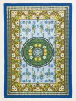 画像1: 【２２０ｃｍ×１５０ｃｍ】インド綿＊お花プリント＊マルチクロス