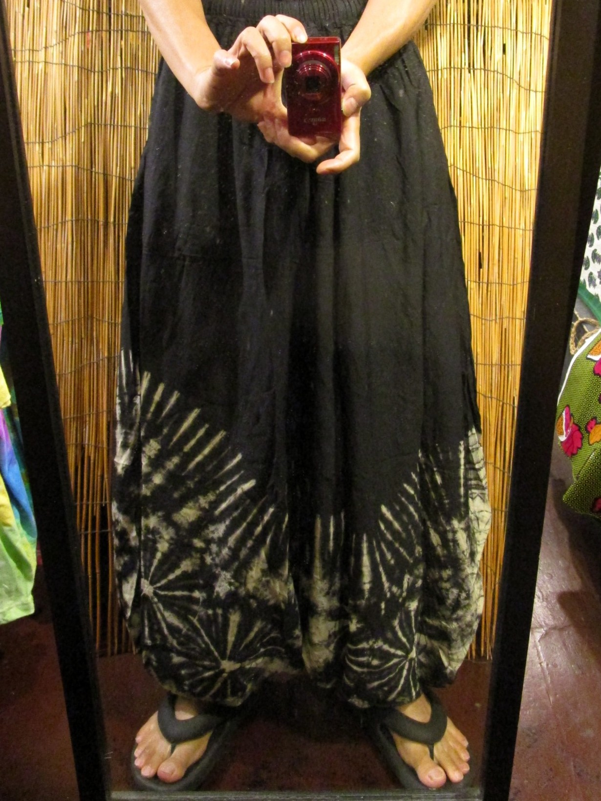 画像: モノトーンタイダイ＊ビッグアラジンパンツUPしました