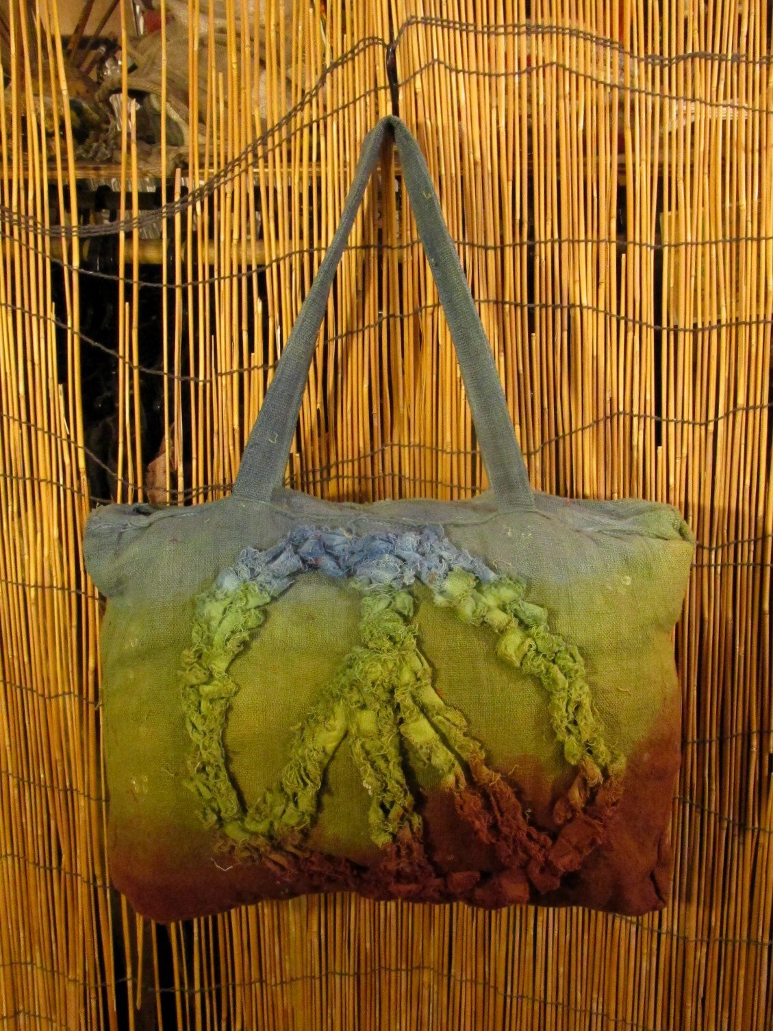 画像: ピースマーク＊ボストンバッグUPしました