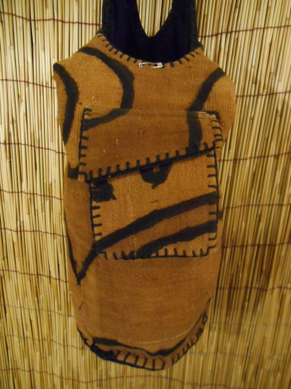 画像: アフリカボゴラン★泥染め肩掛けBAG