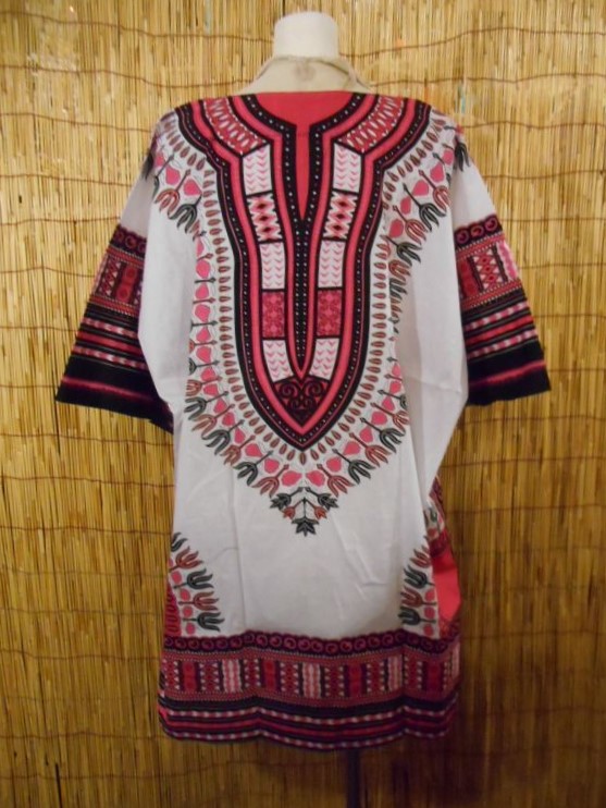 画像: アフリカン＊DASHIKI＊ダシキ＊白