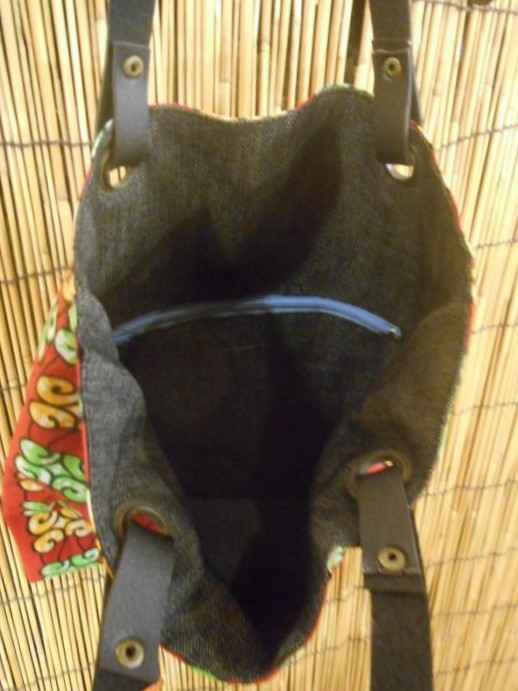 画像: アフリカンプリント＊パーニュ生地＊トートバッグ