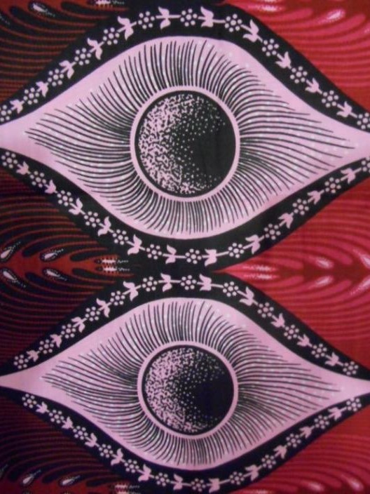 画像: アフリカンプリント生地 パーニュ