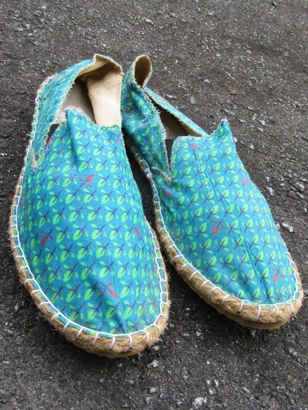 画像: 【２８ｃｍ 】アフリカンプリント＊パーニュ＊エスパドリーユ＊シューズ