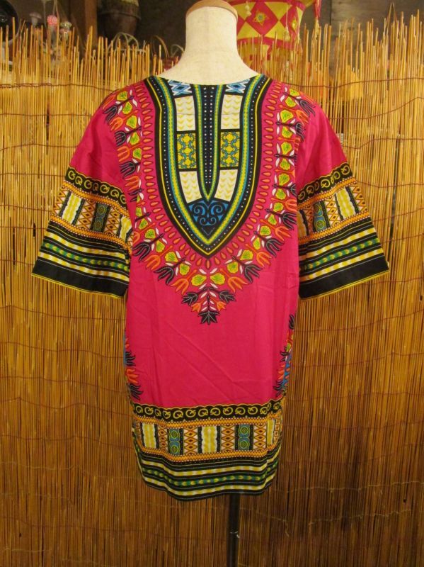 画像3: 小さめサイズ＊アフリカンプリント＊ダシキ＊ＤＡＳＨＩＫＩ＊Ｓ