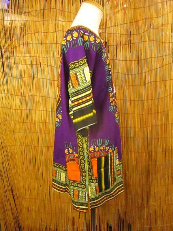 画像2: アフリカンプリント＊ダシキ＊ＤＡＳＨＩＫＩ＊ＸＬ