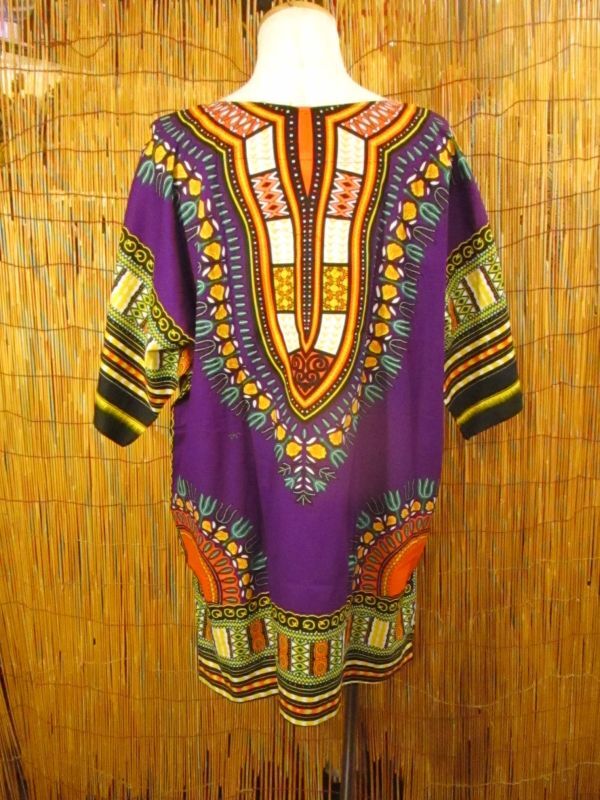 画像3: アフリカンプリント＊ダシキ＊ＤＡＳＨＩＫＩ＊ＸＬ