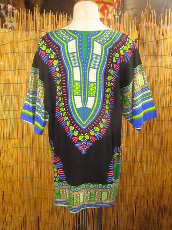 画像3: アフリカンプリント＊ダシキ＊ＤＡＳＨＩＫＩ＊ＸＬ