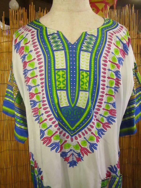 画像: アフリカンプリント＊ダシキ＊ＤＡＳＨＩＫＩ＊ＸＬ