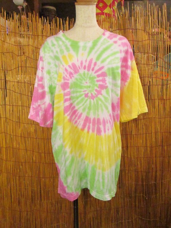 画像: タイダイ染め＊コットン素材＊半袖＊Ｔシャツ＊Ｌ