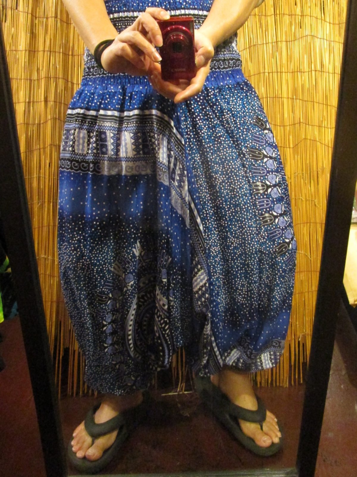 画像: アフリカンプリント＊レーヨン素材＊２ＷＡＹ＊サルエルパンツ 