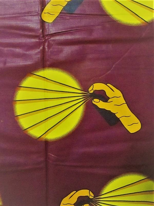 画像: アフリカンプリント生地 パーニュ