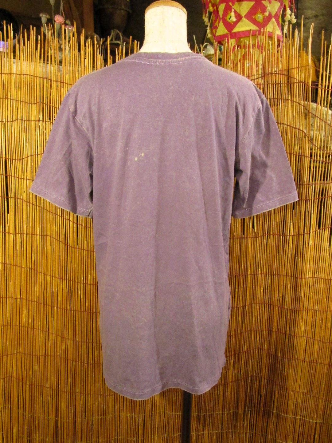 画像3: 無地＊ストーンウォッシュ加工＊コットン素材＊半袖Ｔシャツ＊Ｍ