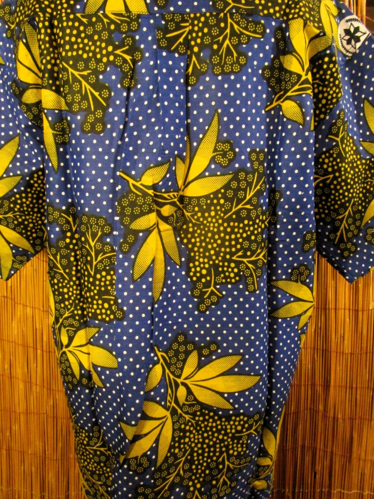 画像: アフリカンプリント＊コットン素材＊半袖＊シャツ ＊Ｍ