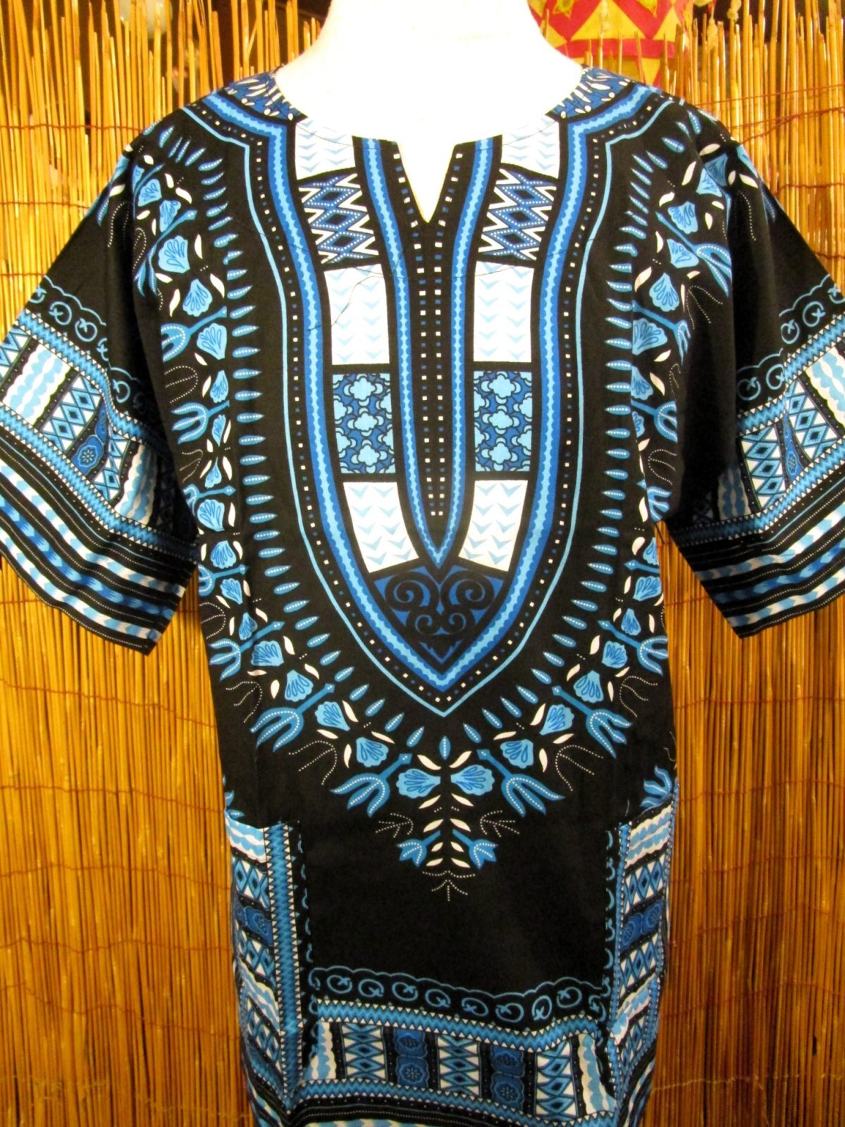 画像: アフリカンプリント＊ダシキ＊ＤＡＳＨＩＫＩ＊Ｌ