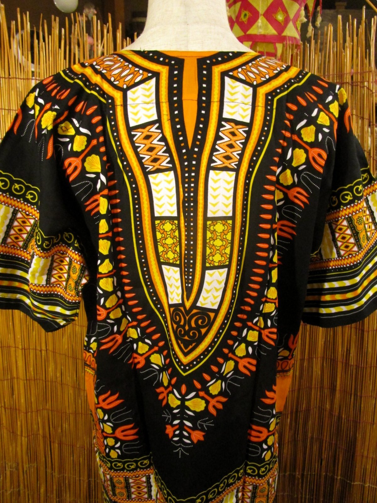 画像: アフリカンプリント＊ダシキ＊ＤＡＳＨＩＫＩ＊Ｌ