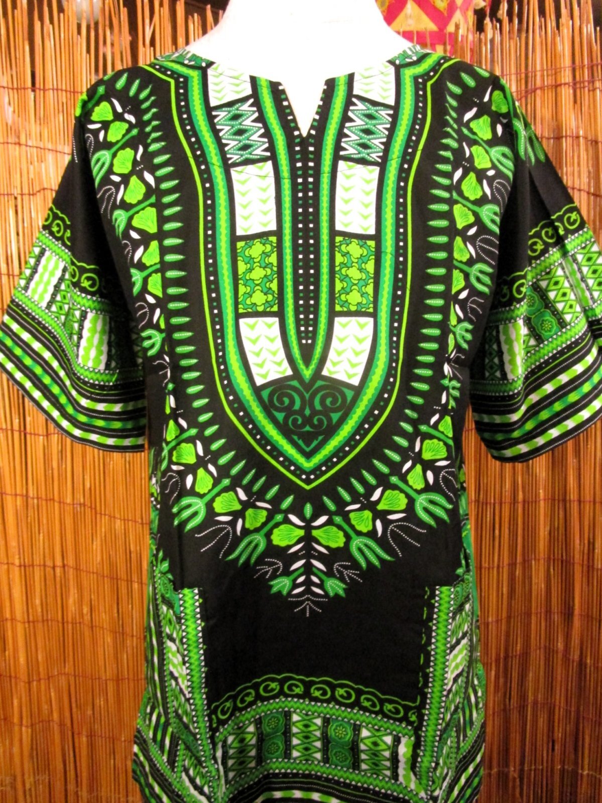 画像: アフリカンプリント＊ダシキ＊ＤＡＳＨＩＫＩ＊Ｌ