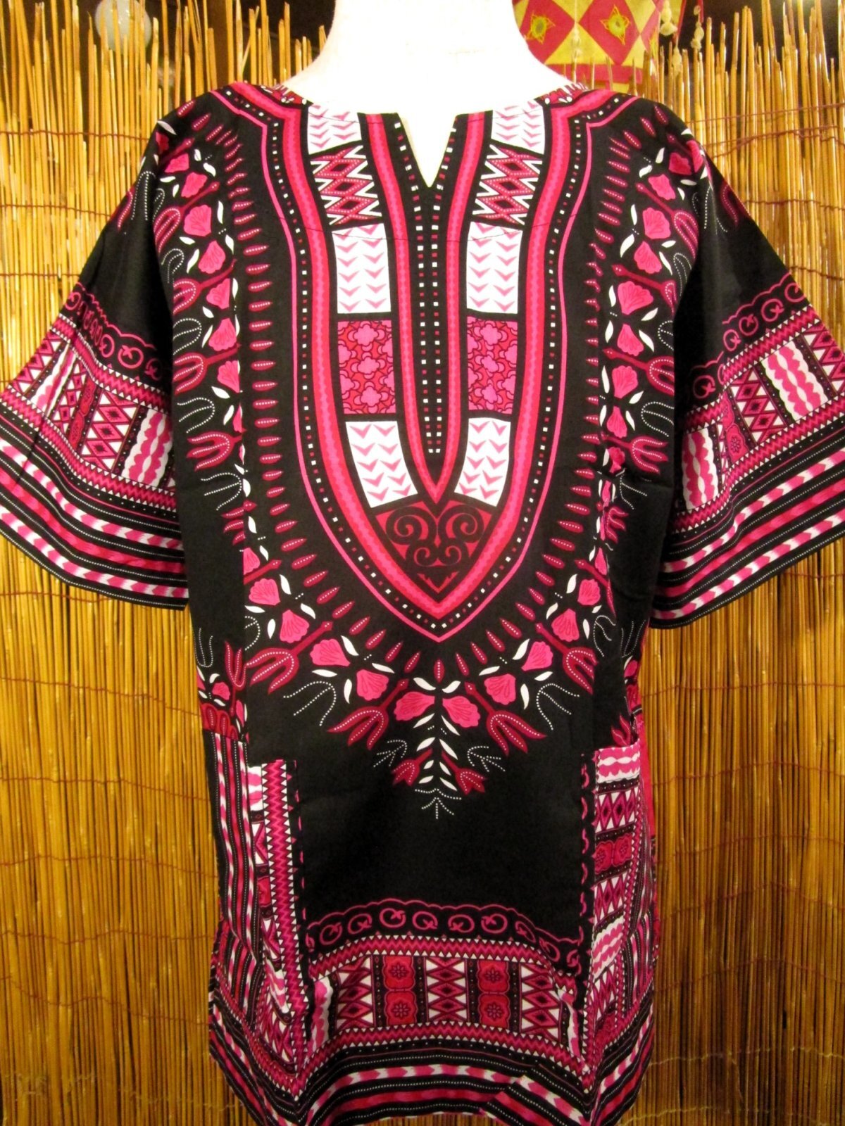 画像: アフリカンプリント＊ダシキ＊ＤＡＳＨＩＫＩ＊Ｌ