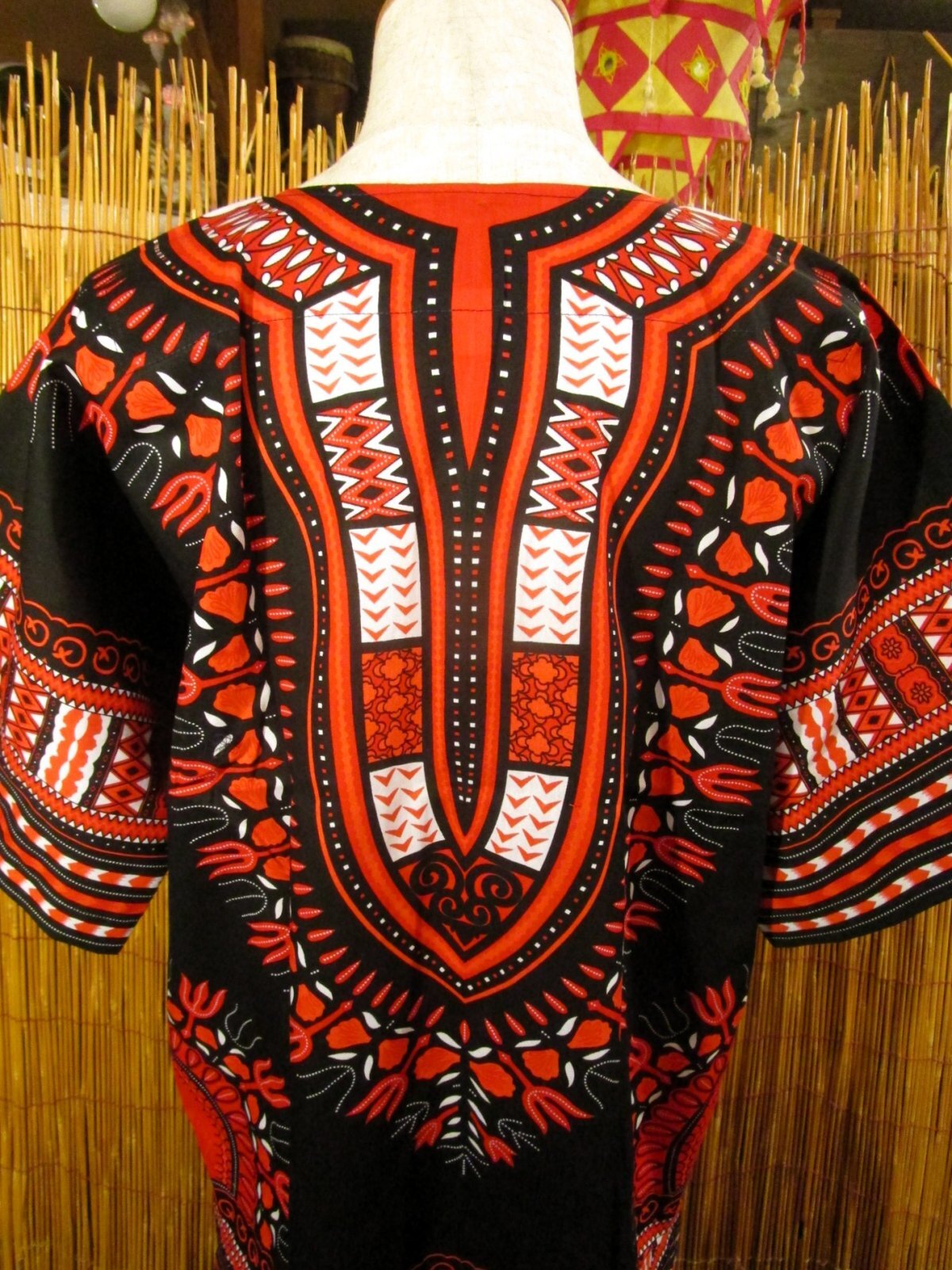 画像: アフリカンプリント＊ダシキ＊ＤＡＳＨＩＫＩ＊Ｌ