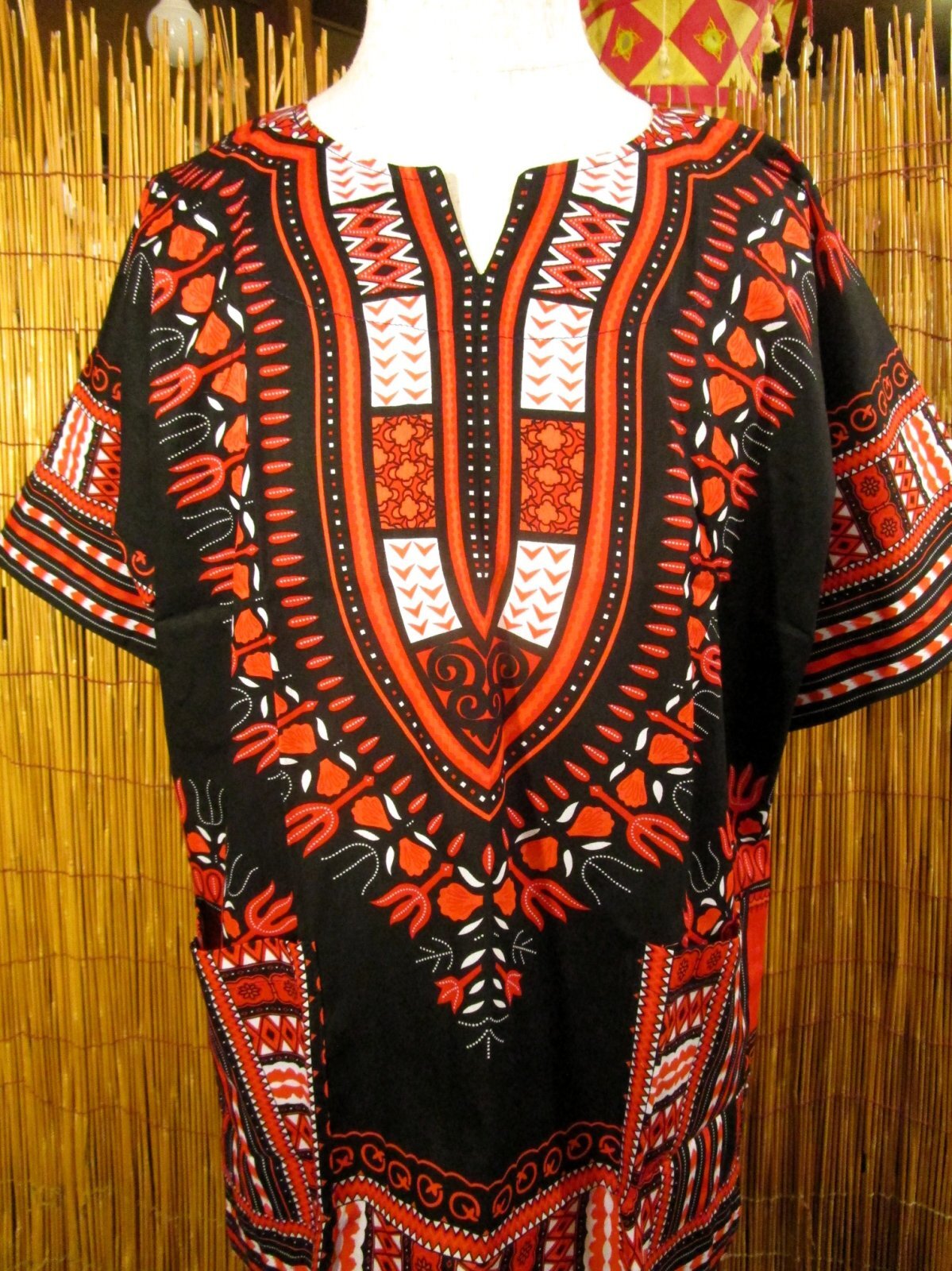 画像: アフリカンプリント＊ダシキ＊ＤＡＳＨＩＫＩ＊Ｌ