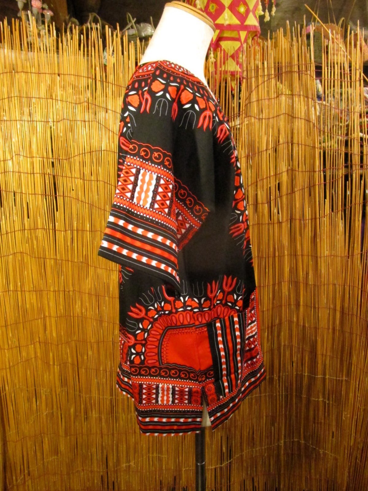 画像2: アフリカンプリント＊ダシキ＊ＤＡＳＨＩＫＩ＊Ｌ