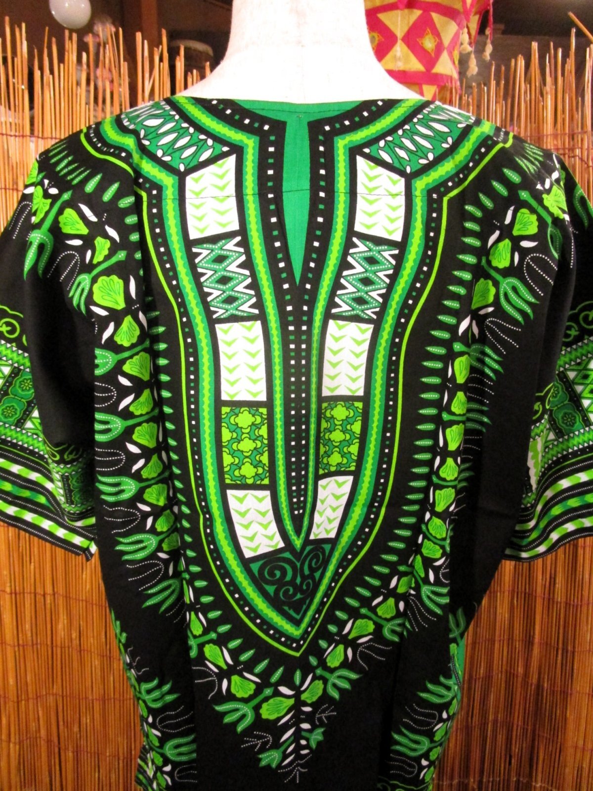 画像: アフリカンプリント＊ダシキ＊ＤＡＳＨＩＫＩ＊Ｌ