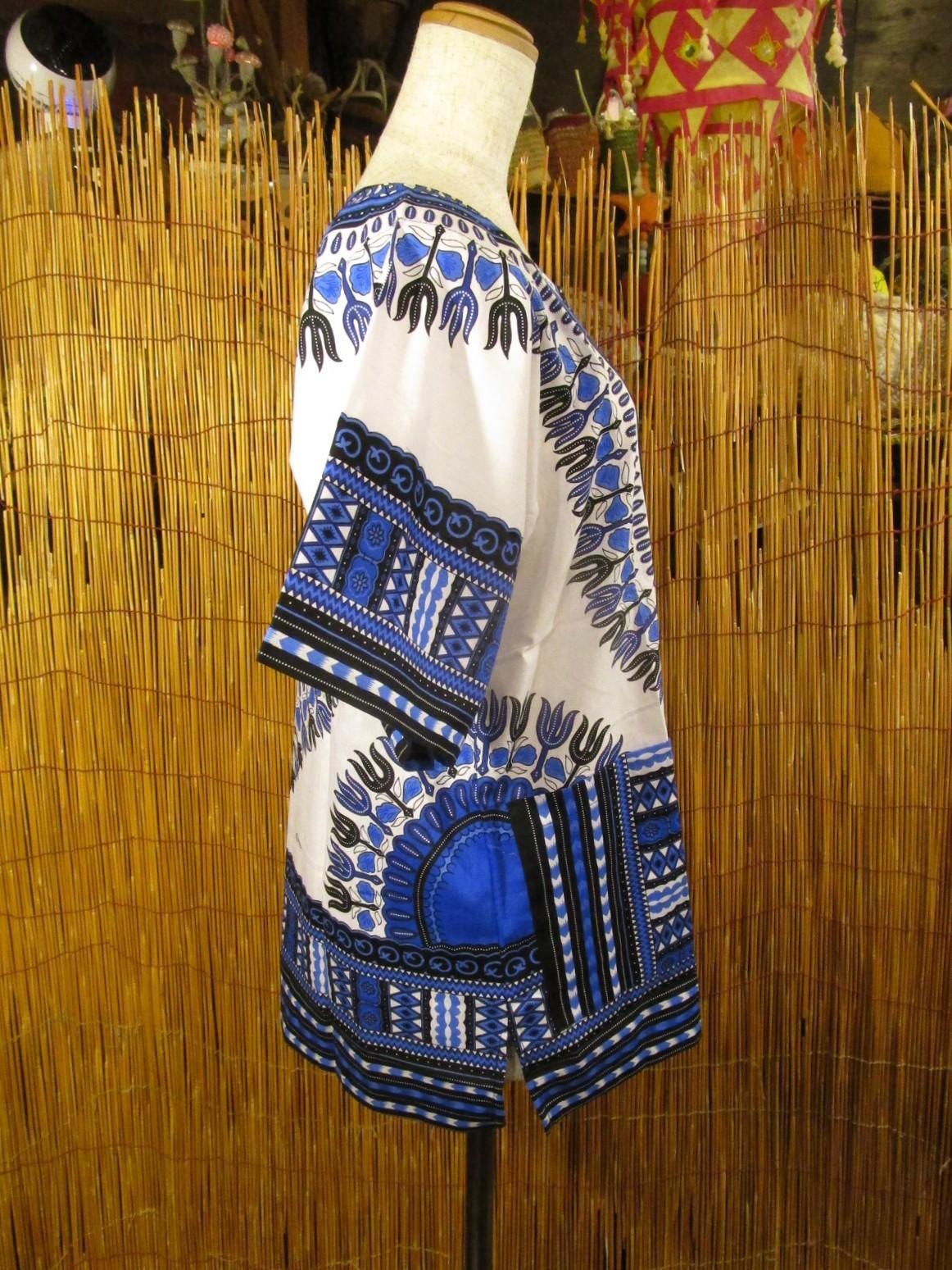 画像2: 小さめサイズ＊アフリカンプリント＊ダシキ＊ＤＡＳＨＩＫＩ＊Ｓ