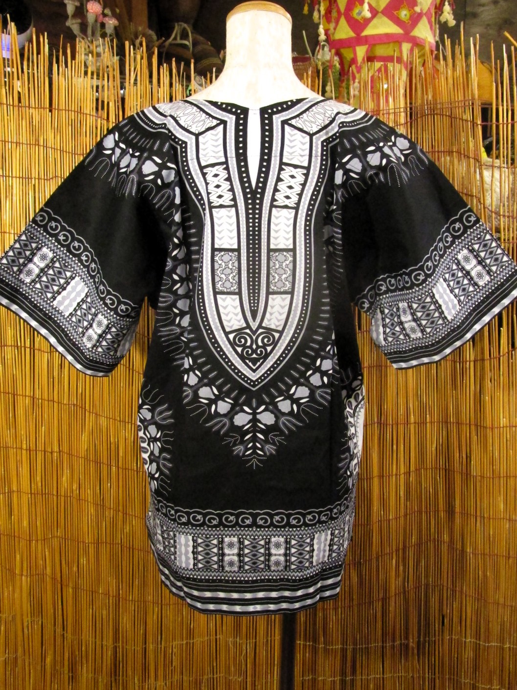 画像3: 小さめサイズ＊アフリカンプリント＊ダシキ＊ＤＡＳＨＩＫＩ＊Ｓ