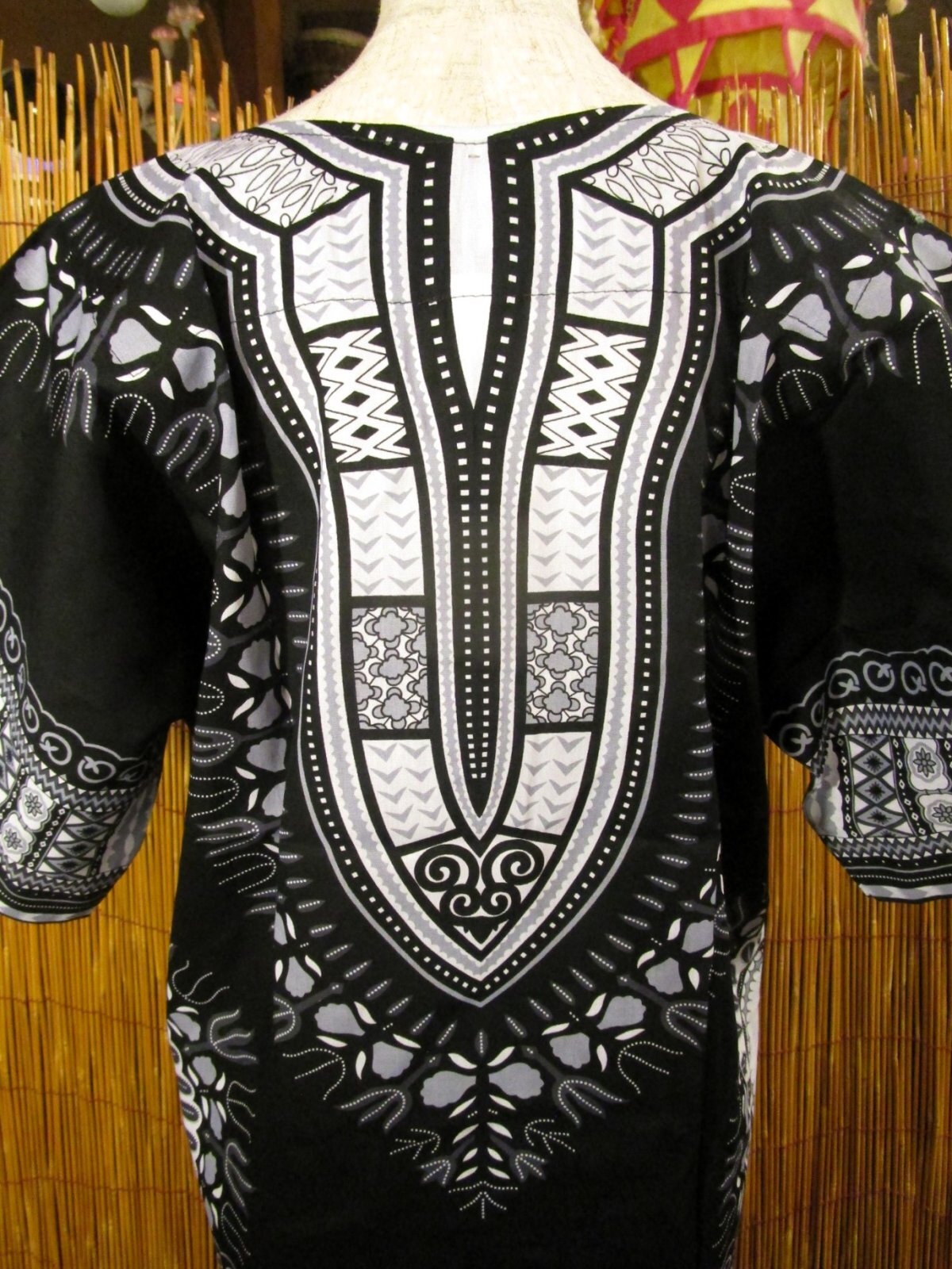画像: 小さめサイズ＊アフリカンプリント＊ダシキ＊ＤＡＳＨＩＫＩ＊Ｓ