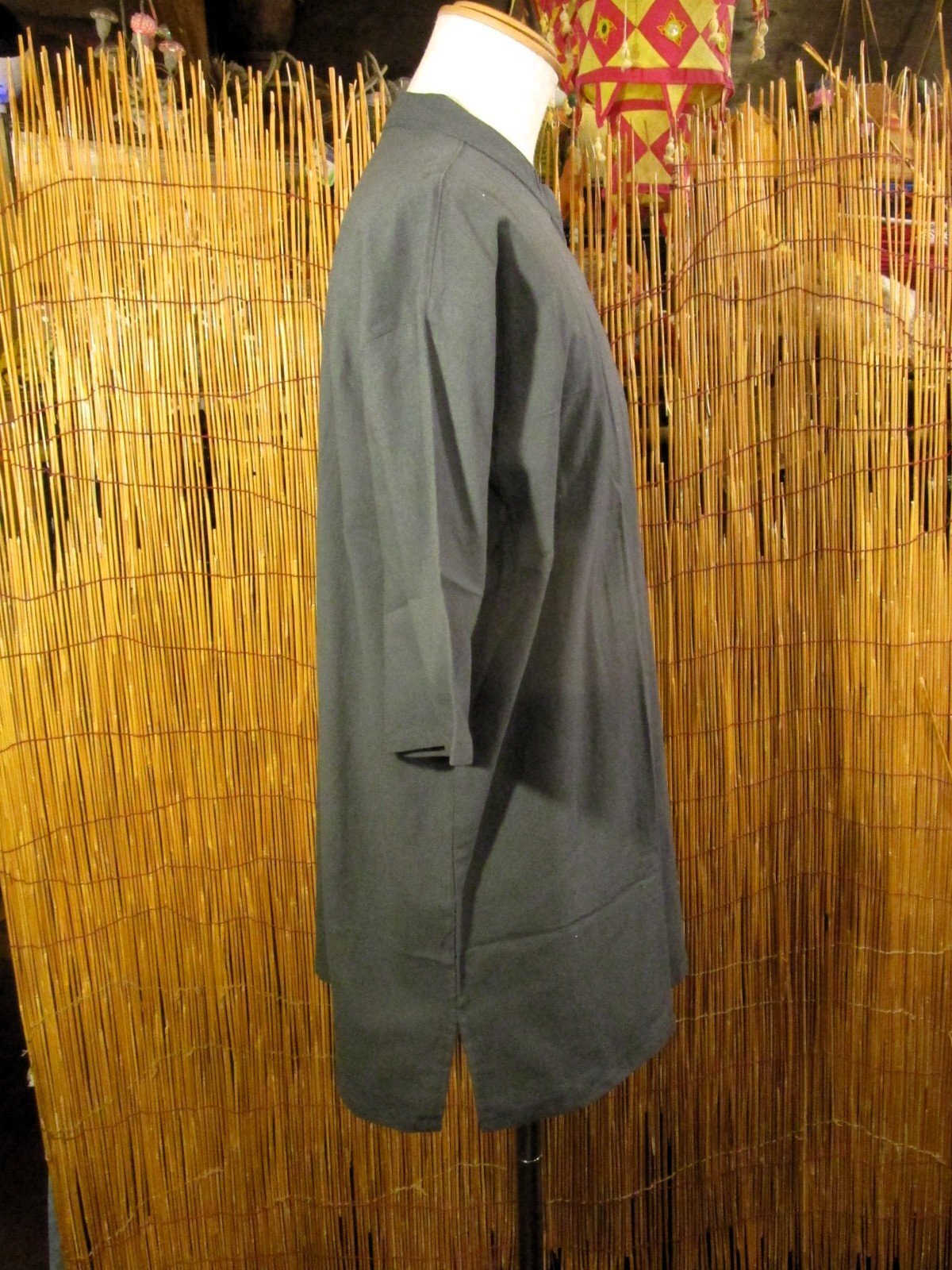 画像2: 三つボタン＊コットン素材＊胸ポケット＊半袖＊プルオーバー＊２ＸＬ 