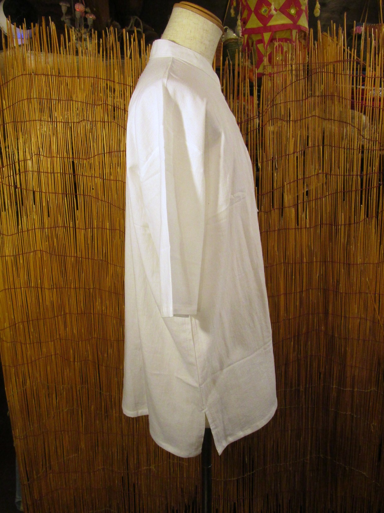 画像2: 三つボタン＊コットン素材＊胸ポケット＊半袖＊プルオーバー＊２ＸＬ 