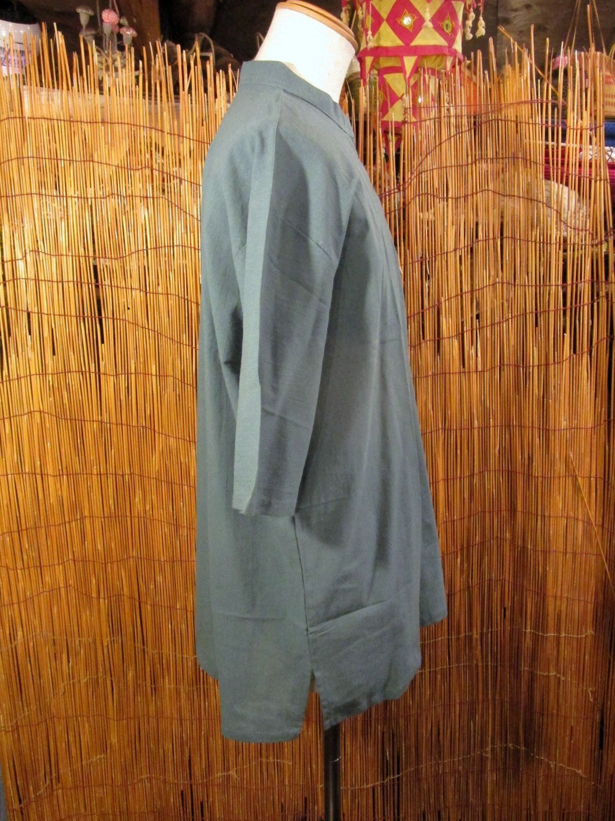 画像2: 三つボタン＊コットン素材＊胸ポケット＊半袖＊プルオーバー＊２ＸＬ 