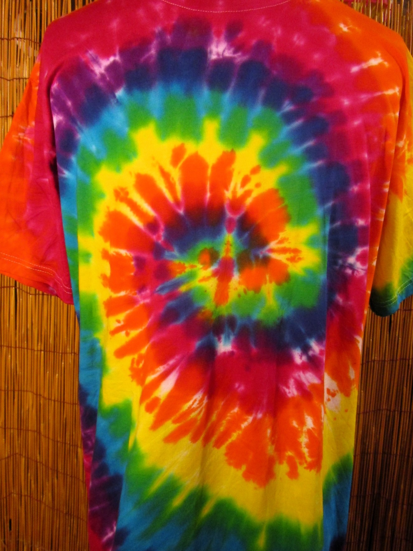 画像: タイダイ染め＊コットン素材＊半袖＊Ｔシャツ＊XＬ