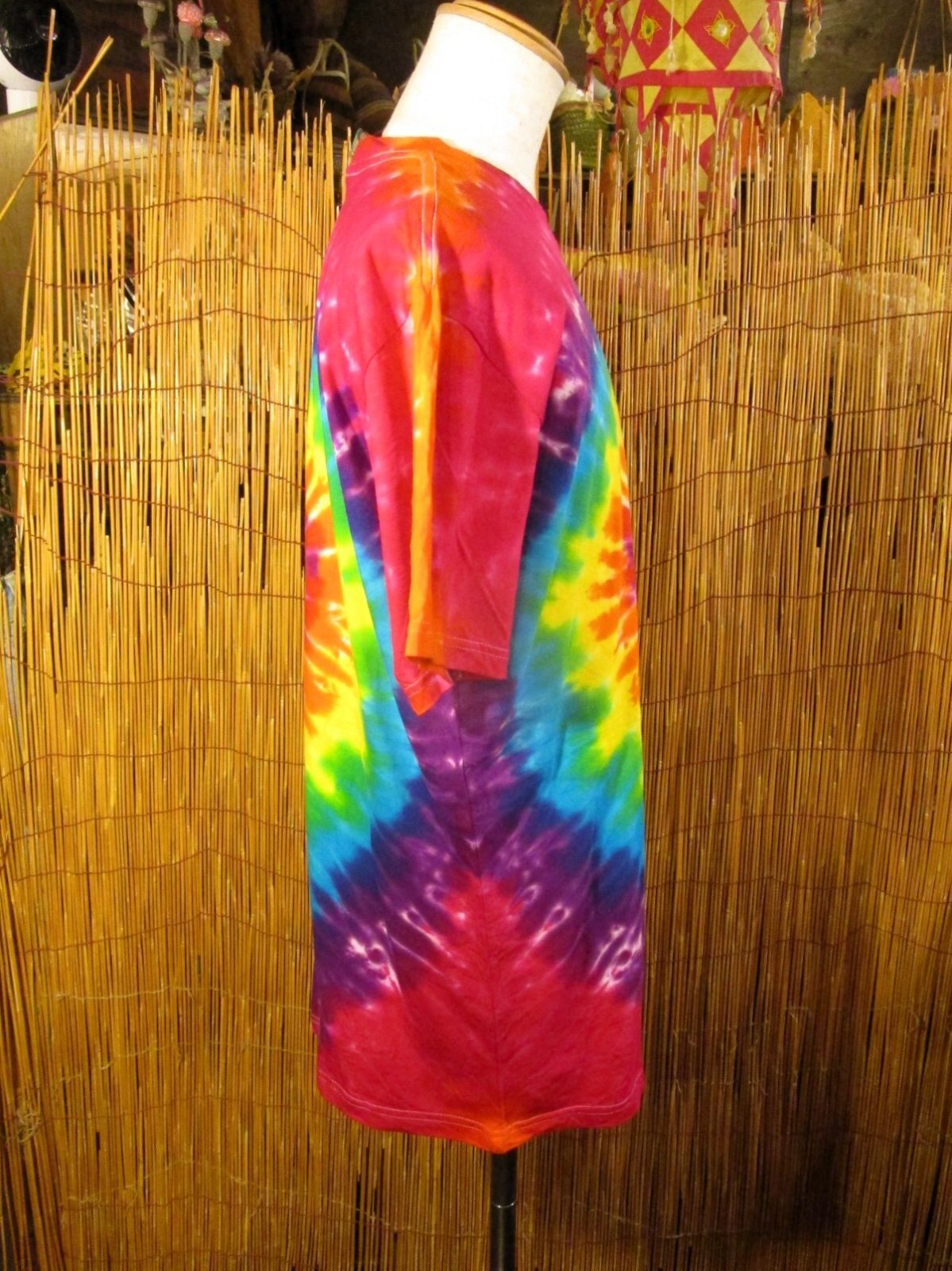 画像2: タイダイ染め＊コットン素材＊半袖＊Ｔシャツ＊XＬ