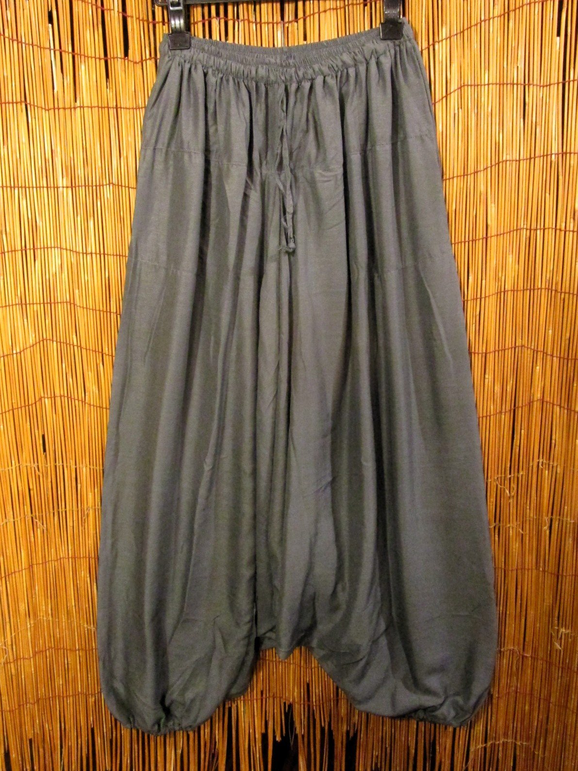 画像1: 無地＊レーヨン素材＊ふんわり＊サルエルパンツ