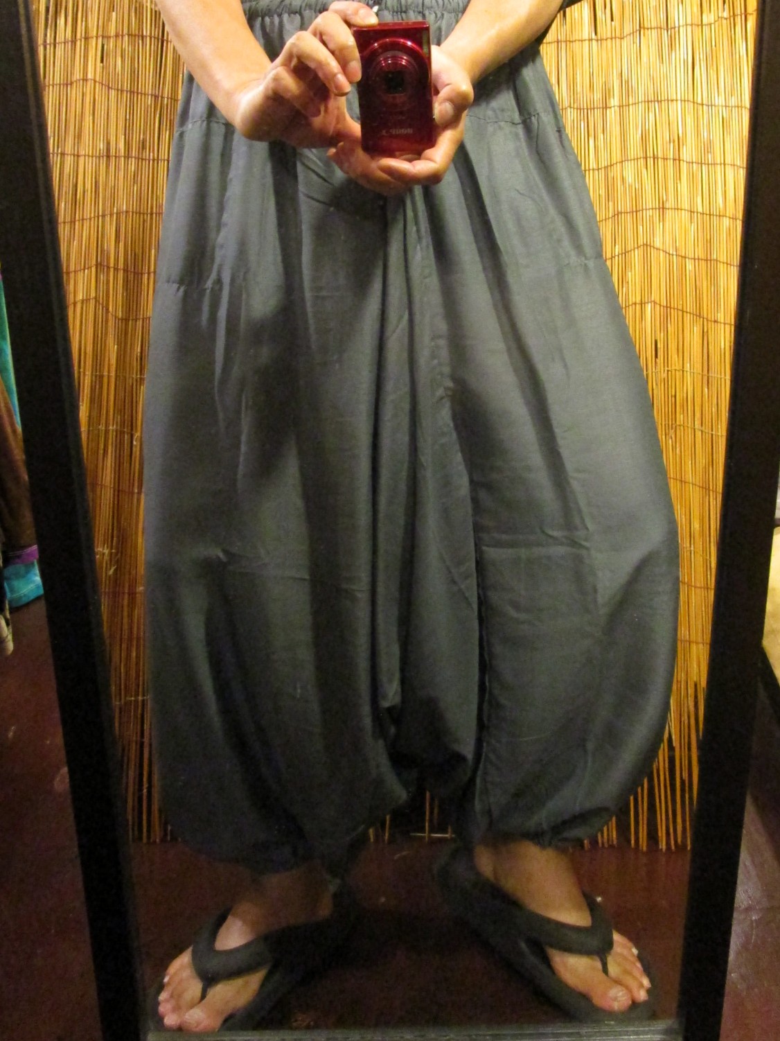 画像: 無地＊レーヨン素材＊ふんわり＊サルエルパンツ