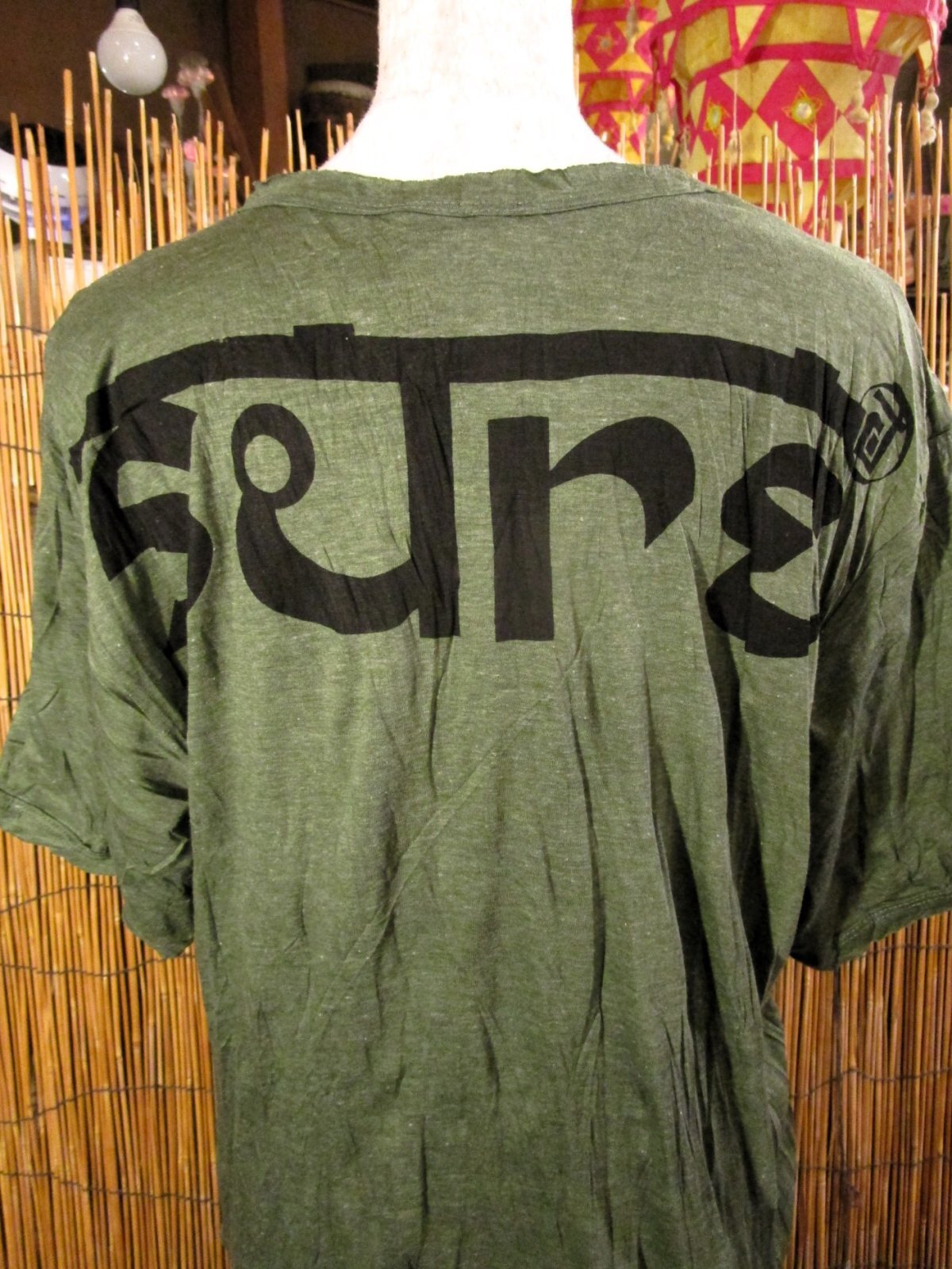 画像: 象さんプリント＊皺加工＊コットン素材＊半袖＊Ｔシャツ