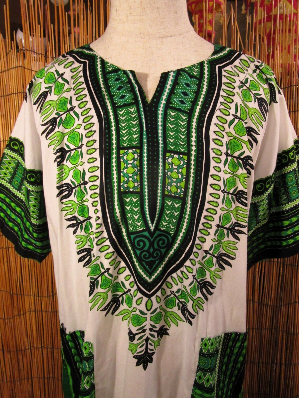 画像: アフリカンプリント＊ダシキ＊ＤＡＳＨＩＫＩ＊ＸＬ