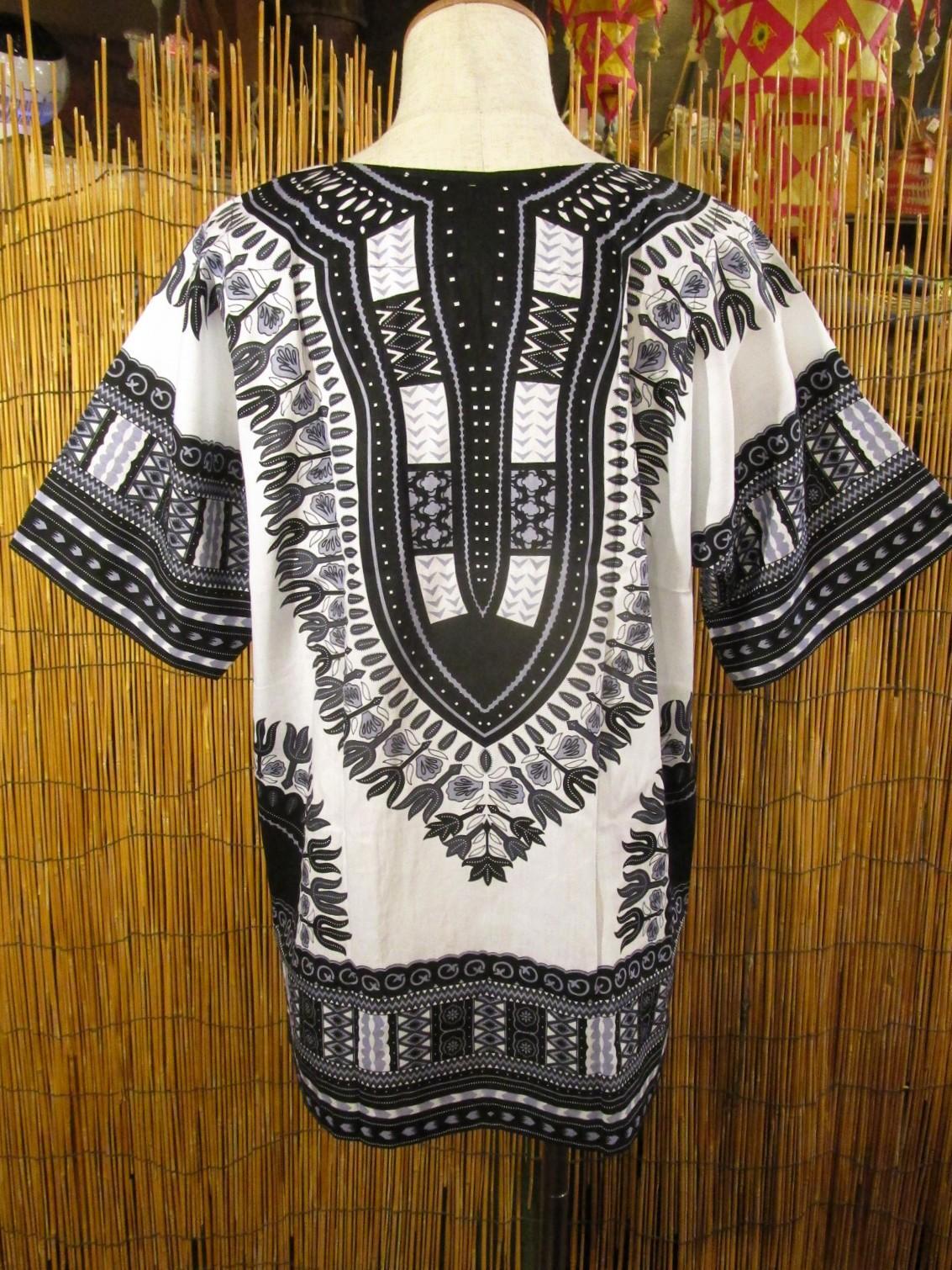 画像3: アフリカンプリント＊ダシキ＊ＤＡＳＨＩＫＩ＊Ｌ