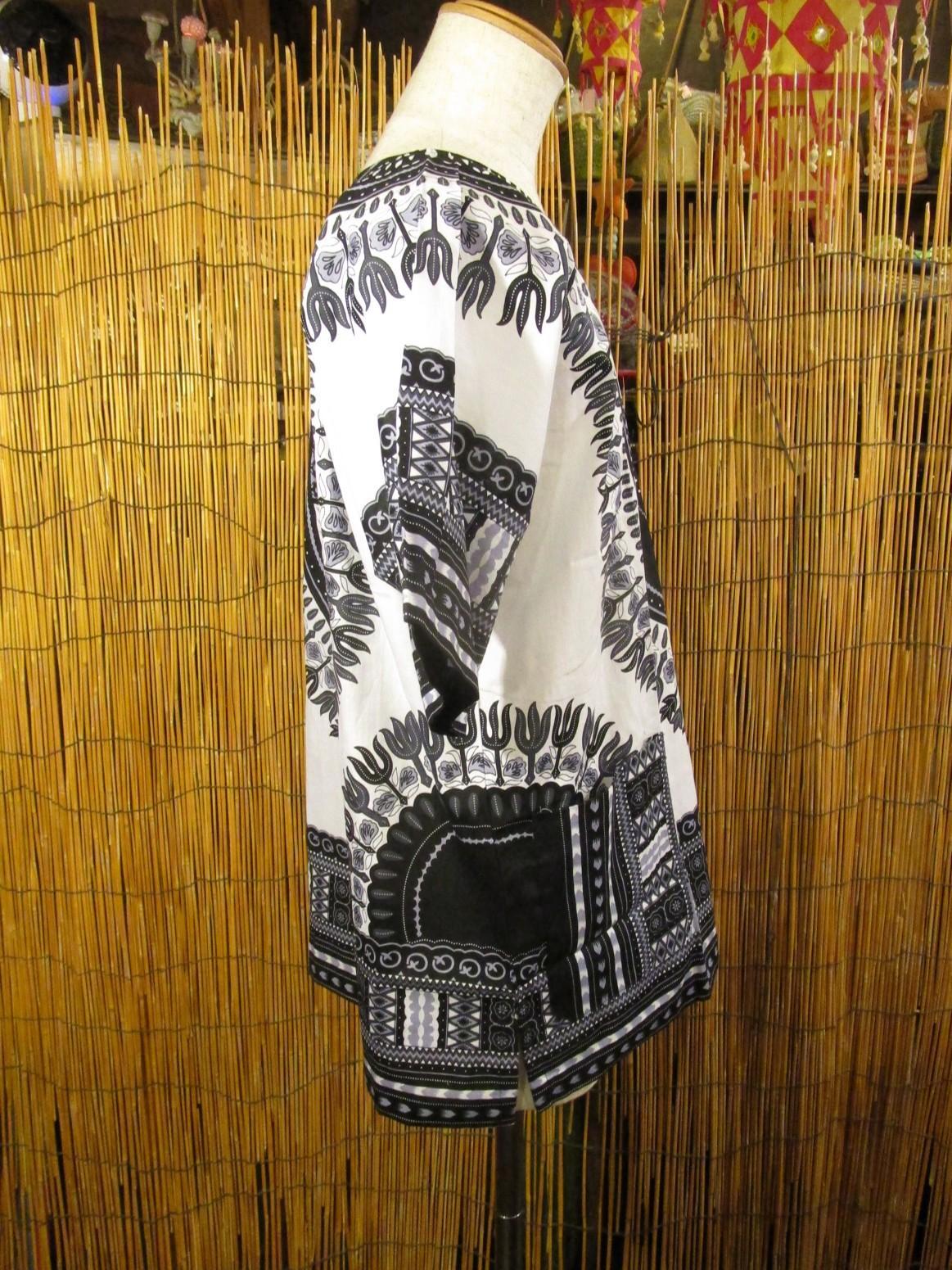 画像2: アフリカンプリント＊ダシキ＊ＤＡＳＨＩＫＩ＊Ｌ