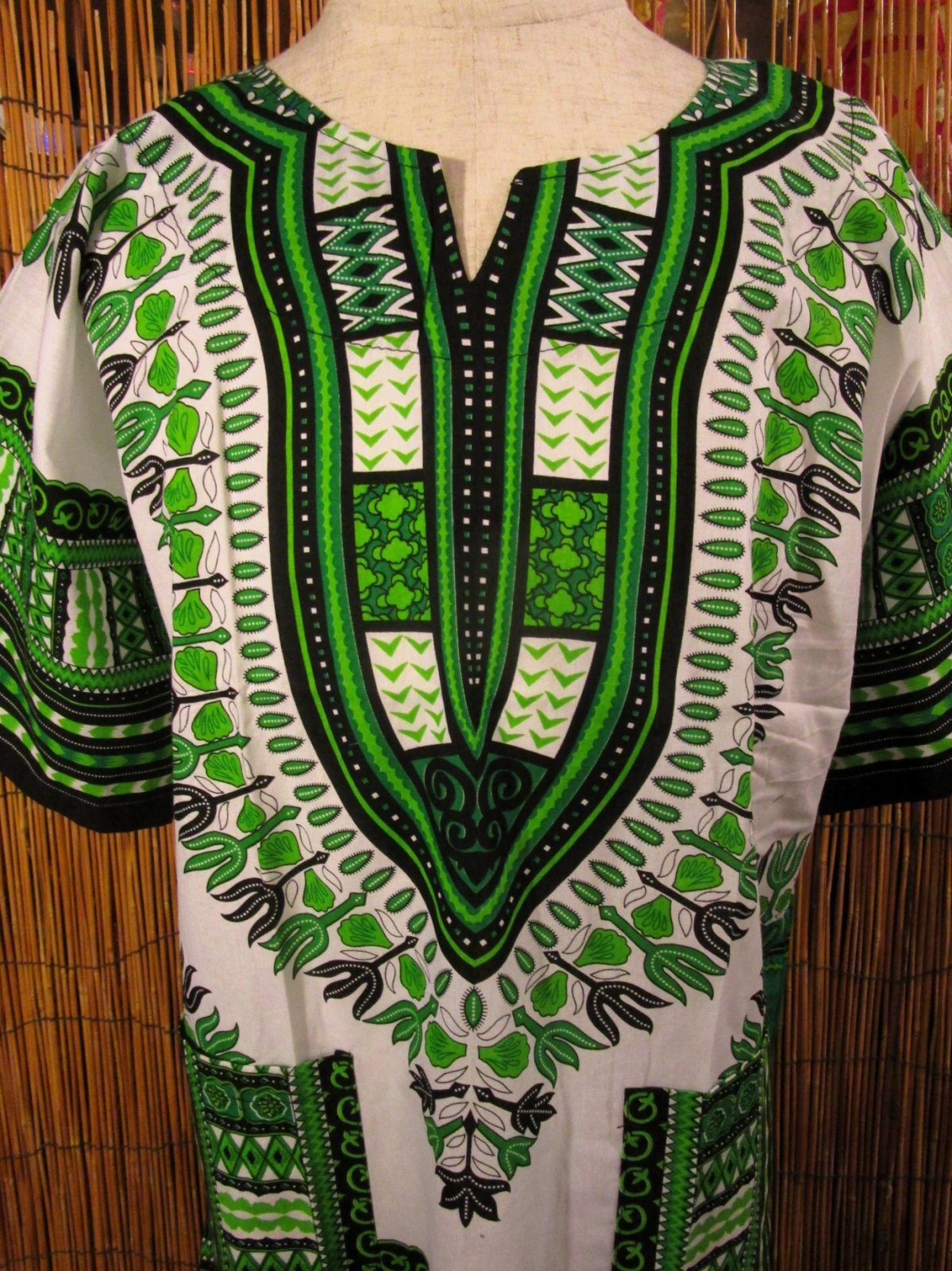 画像: アフリカンプリント＊ダシキ＊ＤＡＳＨＩＫＩ＊Ｌ