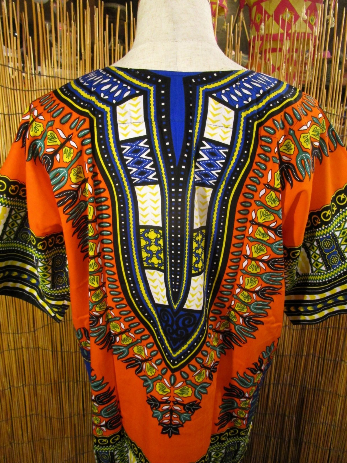 画像: アフリカンプリント＊ダシキ＊ＤＡＳＨＩＫＩ＊Ｌ