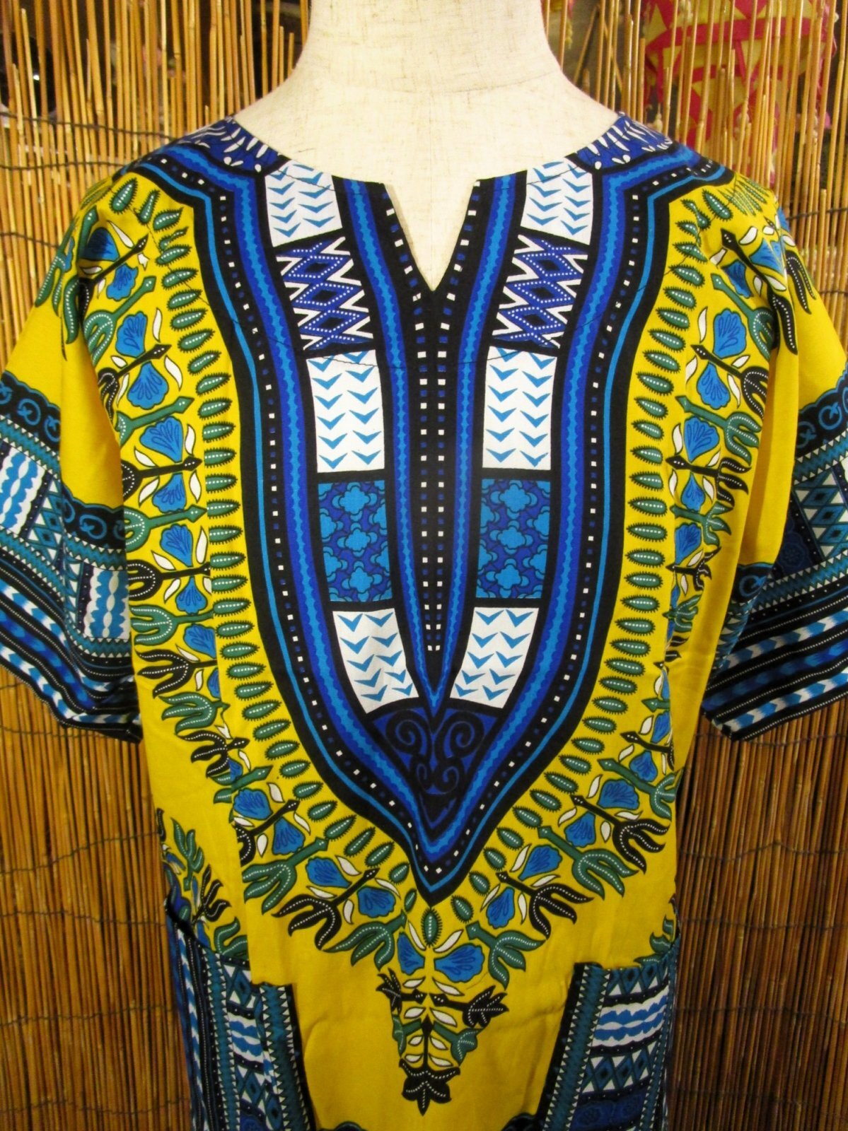 画像: アフリカンプリント＊ダシキ＊ＤＡＳＨＩＫＩ＊Ｌ