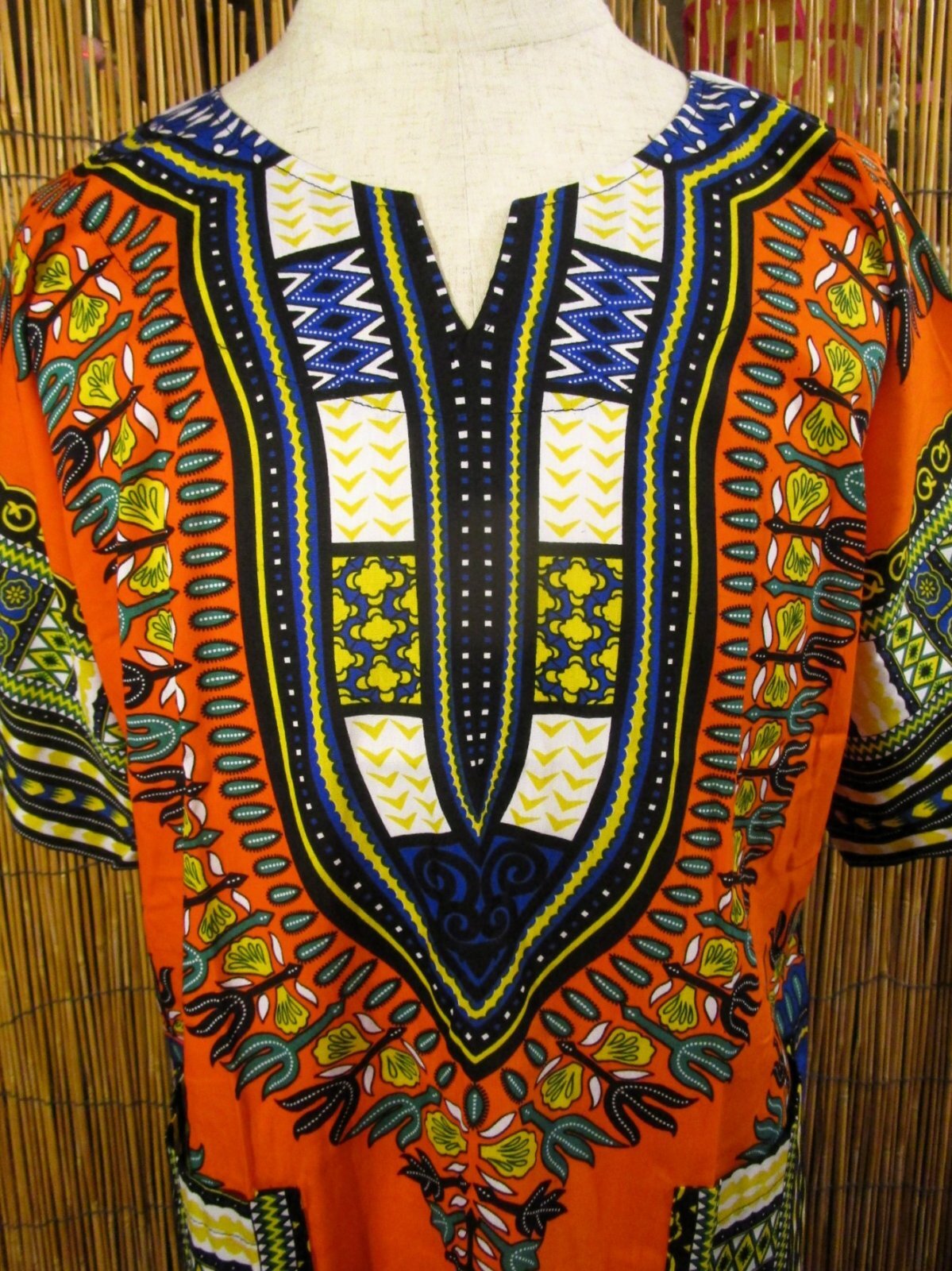 画像: アフリカンプリント＊ダシキ＊ＤＡＳＨＩＫＩ＊Ｌ
