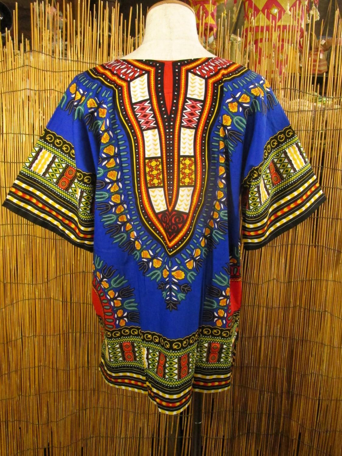 画像3: アフリカンプリント＊ダシキ＊ＤＡＳＨＩＫＩ＊Ｌ