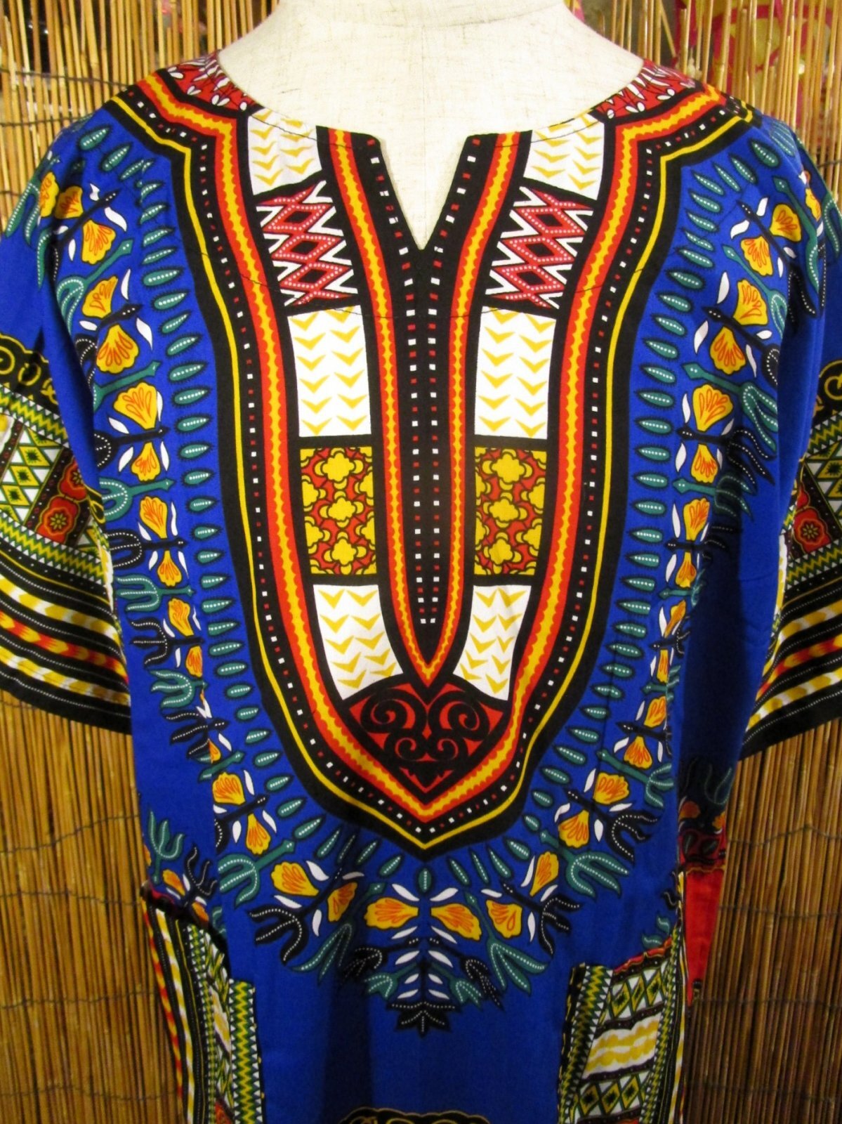 画像: アフリカンプリント＊ダシキ＊ＤＡＳＨＩＫＩ＊Ｌ